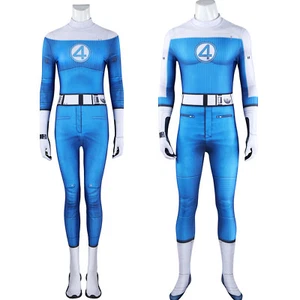 Fantastic Four First Steps Invisible Woman Susan Stor Cosplay Jumpsuit Costume - Picture 1 of 23