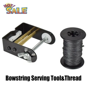 Bowstring Serving Tool & Thread 0.021" Thick Protect For Compound Recurve Bow 1X - Picture 1 of 6