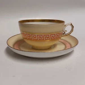 Antique Thin Porcelain Cup And Saucer From B&G 19th. Century - Picture 1 of 3