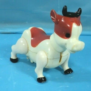 Vintage Fisher Price Little People Brown & White Cow. - Picture 1 of 3