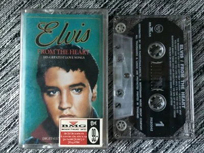 Elvis From The Heart His Greatest Love Songs (RCA 1992) Cassette Tape - Image 1 of 3