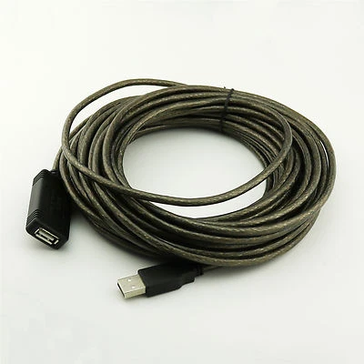 10M USB 2.0 A Male to Female Active Extension Repeater Cable Kinect PS3 33ft New - Image 1 of 4