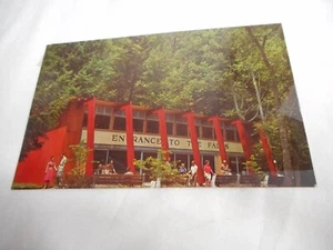 Vtg Postcard unposted Winona Five Falls Entrace Gift shop Poconos Bushkill PA - Picture 1 of 2