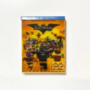 THE LEGO BATMAN MOVIE (2D+3D) STEELBOOK DOUBLE LENTICULAR FULL SLIP MANTA LAB - Picture 1 of 2