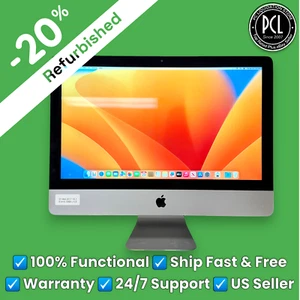 ✅iMac 21.5" 2017・Dual Core i5 2.3GHz・256GB SSD・8GB RAM・Intel Iris + 640・*READ*✅ - Afbeelding 1 van 7