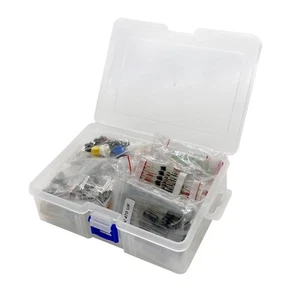 Kit surtido de componentes electrónicos 1410 piezas - Resistencias, LED, diodos, etc. - Imagen 1 de 5
