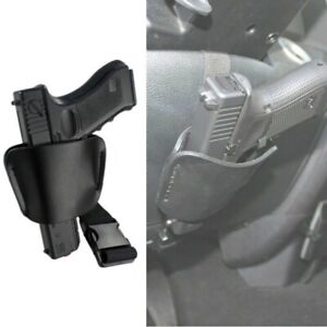 Car SUV Leather Holster Gun Mount for Truck Steering Column Tactical
