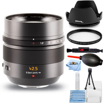 Panasonic Leica DG Nocticron 42.5mm f/1.2 ASPH. POWER O.I.S. Lens - UV Bundle - Image 1 of 4