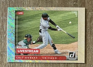 Luis Robert SP RAPTURE Livestream 2021 Donruss Chicago White Sox