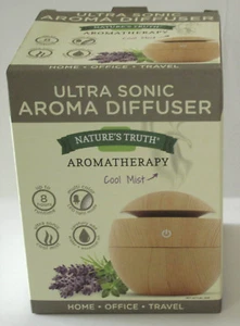 Nature's Truth Ultra Sonic Aroma Diffuser Aromatherapy Cool Mist USB & Adapter - Picture 1 of 5