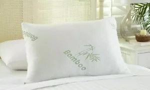 Bambus Memory Foam Bett Kissen Hypoallergen abnehmbarer Bezug Queen, King, Körper - Bild 1 von 16