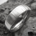 Eleganter Ring aus Edelstahl - 6mm breiter Bandring - Partnerring