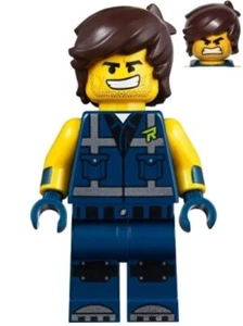 LEGO Movie 2 Rex Dangervest - Smile, Teeth / Angry - Minifigure - Imagen 1 de 2