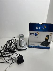 BT 1000 Pojedynczy cyfrowy telefon bezprzewodowy w komplecie z pudełkiem srebrny - Zdjęcie 1 z 6