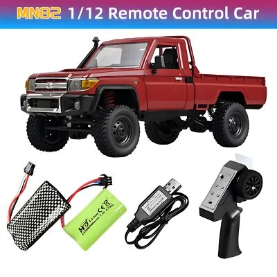 MN MODEL RC Pickup 1/12 Climbing Vehicle 2.4G 4WD Off-Road RC Truck Car Light - Image 1 of 4