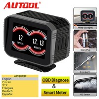 AUTOOL X80 OBD2 Übergeschwindigkeit Alarm Öl-Temperaturanzeige Fehlercodeleser
