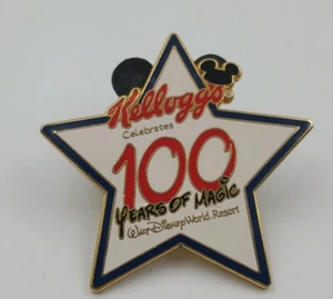 Disney Pin Trading Kelloggs100 Years of Magic Star Mickey Hat Promotion  - Picture 1 of 4