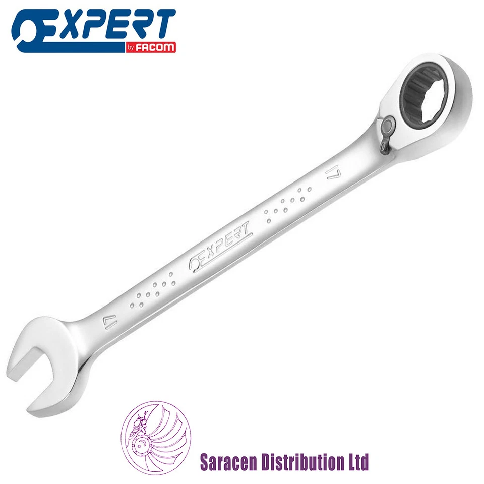 EXPERT BY FACOM 18mm RATCHET COMBINATION SPANNER - E113310 - Image 1 of 1
