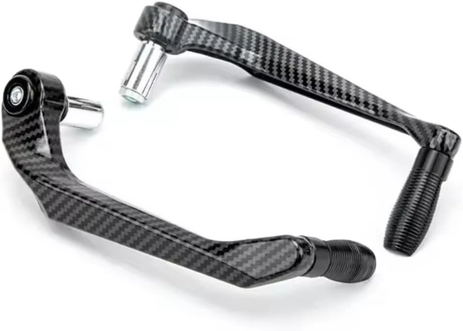 Paraleve Moto Carbon Look Universali 22mm per Freno e Frizione in Alluminio CNC - Immagine 1 di 4