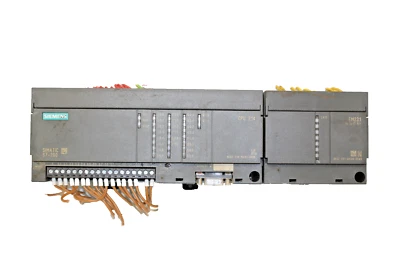 Siemens Simatic S7 200 CPU 214 1P6ES7 214-1CC01-0XB0 + EM231 AI 3x12BIT 6ES7231- - Photo 1/3