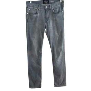 7 For All Mankind Slimmy Grey Slim Straight Jeans Herren Größe 30 - Bild 1 von 9