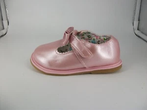 Zapatos Ladybird Rosa Brillo Arco Reino Unido 4 JS190 OO 12 - Imagen 1 de 6