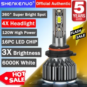 For 2020 2021 Silverado 1500 WT Custom Trail Boss 6000k LED Headlights Bulbs V2T - Picture 1 of 12