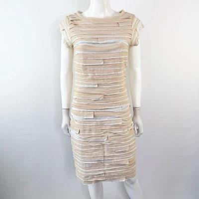 Vestido Camiseta Robert Rodriguez Con Niveles Talla 8 Manga Corta Cóctel Informal Cómodo Foto 1 de 4