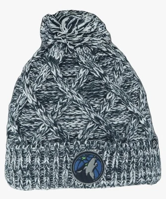 Minnesota Timberwolves Women’s Hat Knit Beanie NBA NEW Heathered Icon - Image 1 of 2