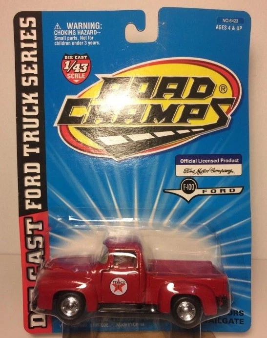 Collectible Diecast 1/43 Scale 1956 Ford F100 Truck Road Champs W/moving Parts