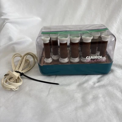 Clairol Kindness Velvet Flocked Hot Rollers FT-19 W/clips Tested WORKS - Image 1 of 4