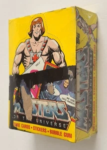 1984 Topps Masters of the Universe Wax Box He-Man Skeletor - Bild 1 von 13