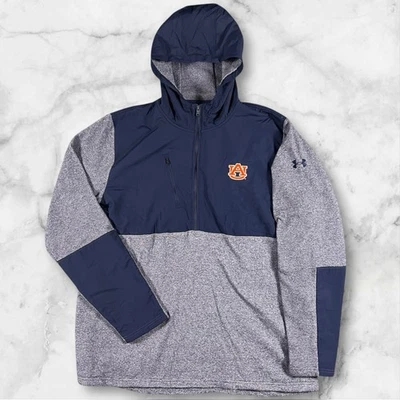Sudadera con capucha Auburn Tigers Under Armour para hombre 2XL ColdGear infrarrojo sobreviviente día de juego Foto 1 de 4