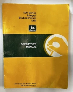 John Deere 520 Series Integral Soybean Grain Drill Operators Manual OMN159576 - Picture 1 of 9