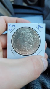 Dólar de plata Morgan 1904-O $1 sin circular PL - Imagen 1 de 7