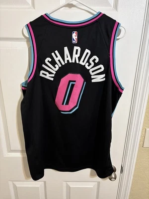 NIKE Miami Heat Josh Richardson NBA Jersey Retro City Edition Swingman Men's XL  - Image 1 of 4