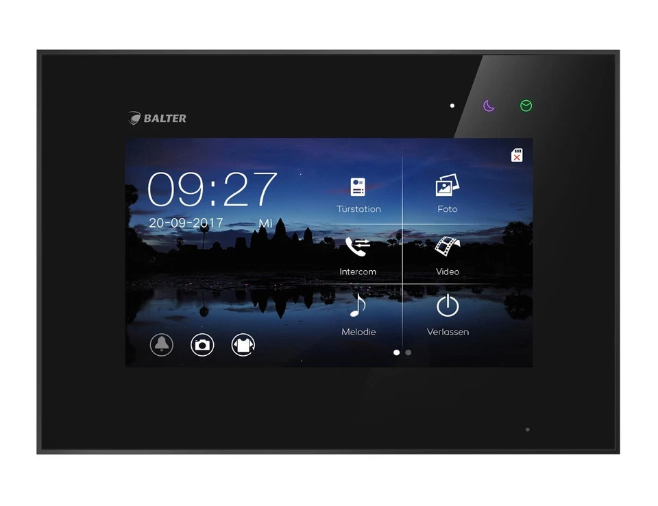 Zusatzmonitor Video Türsprechanlage Balter Evo 2-Draht 7 Zoll schwarz - Bild 1 von 1