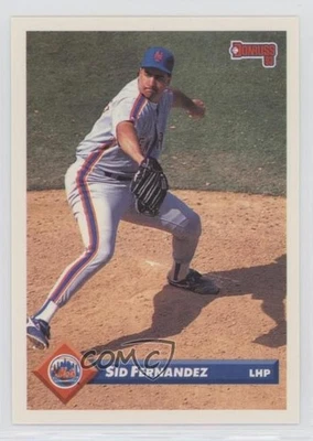 1993 Donruss Sid Fernandez #566 - Image 1 of 2