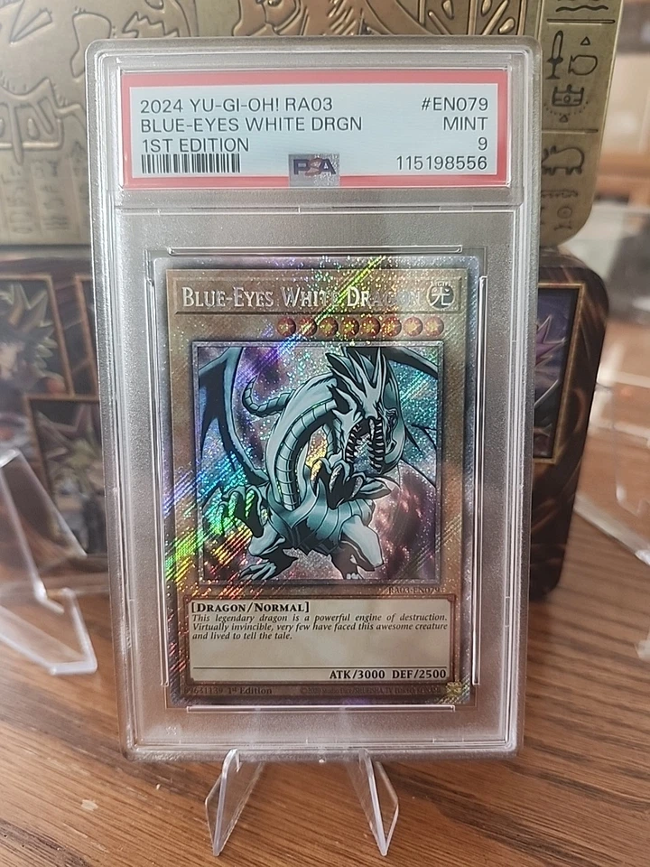 Blue-Eyes White Dragon (Platinum Secret Rare) RA03-EN079  1st Edition - Image 1 of 2