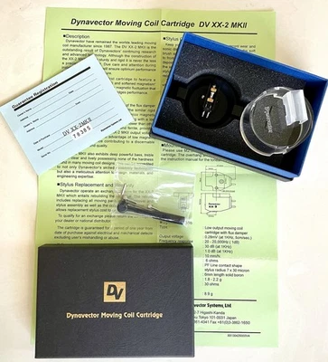 Cartucho Dynavector DV XX2 MKII MC con amortiguador de flujo, bobina PCOCC, imán Alinco-5 Foto 1 de 4