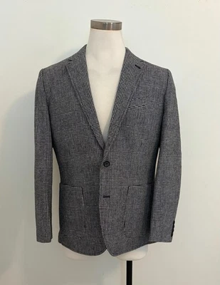 Abrigo deportivo Blazer J.Crew Thompson mezcla de lana a cuadros Glen (talla: 42) Foto 1 de 4