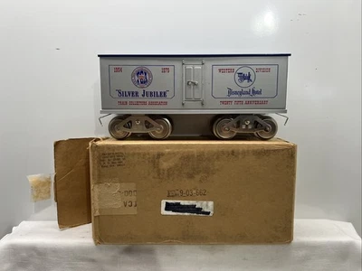 McCOY TRAINS TCA SILVER JUBILEE BOX CAR Disneyland Hotel OB Standard Ga. Nuevo Foto 1 de 4