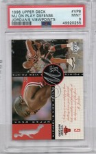 Michael Jordan 1996 Upper Deck Jordan's Viewpoints Insert PSA 9 Graded