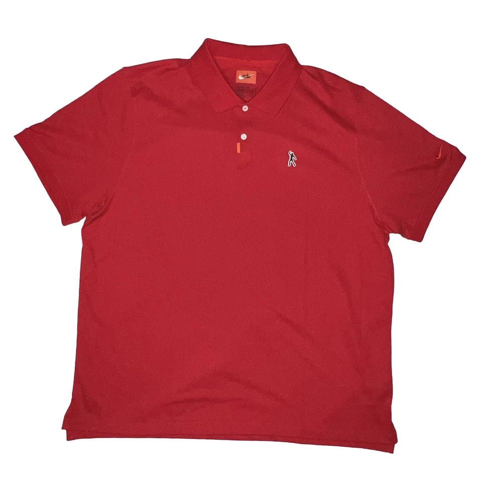 Nike Tiger Woods TW Fist Pump 82 Polo Masters Championship XL Red DC0347-657
