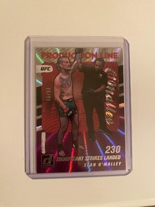 2022 Panini Donruss Sean O'Malley Production line Purple 15/99