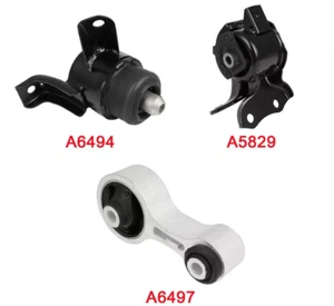 Engine Motor Transmission Mount 3 Set Kit For Mazda 6 2003-2008 2.3L A6497 A6494 - Picture 1 of 3