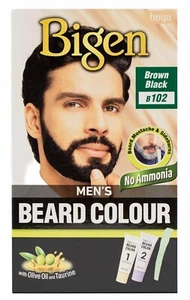 2 x Bigen Men's Beard Color Combo Brown Black 102 20gm - Picture 1 of 1