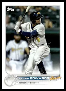 2022 Topps Pro Debut #PD-186 Xavier Edwards Montgomery Biscuits - Picture 1 of 2