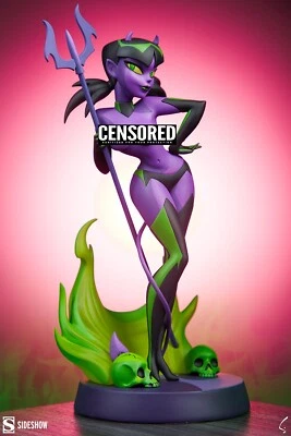 Estatua Sideshow Devil Girl (variante púrpura y verde) Foto 1 de 4