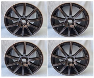 4pc 19" AMG E63S BLACK WHEELS RIMS FITS MERCEDES BENZ CLS500 CLS55 CL500 CL55 CL - Picture 1 of 2